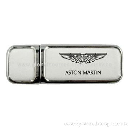 Custom Leather USB Drive, Supports Windows 98SE, Me, 2000, XP, OS 9.X, Mac OS X and Linux 2.4.X OS